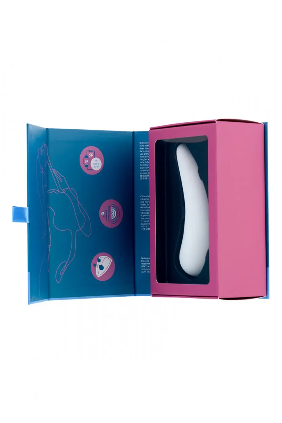 Вакуум-волновой стимулятор Satisfyer Curvy 2+, белый