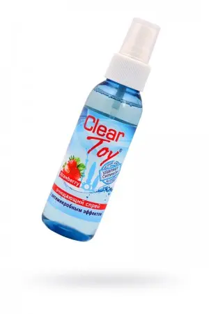 Очищающий спрей CLEAR TOYS STRAWBERRY с антимикробным эффектом, 100 мл