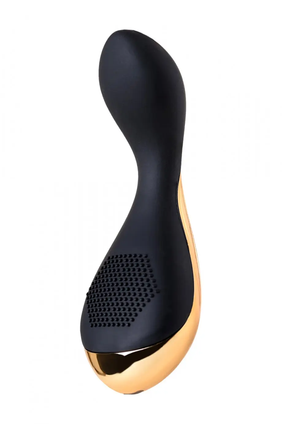 Вибратор Exclamation черно-золотистый