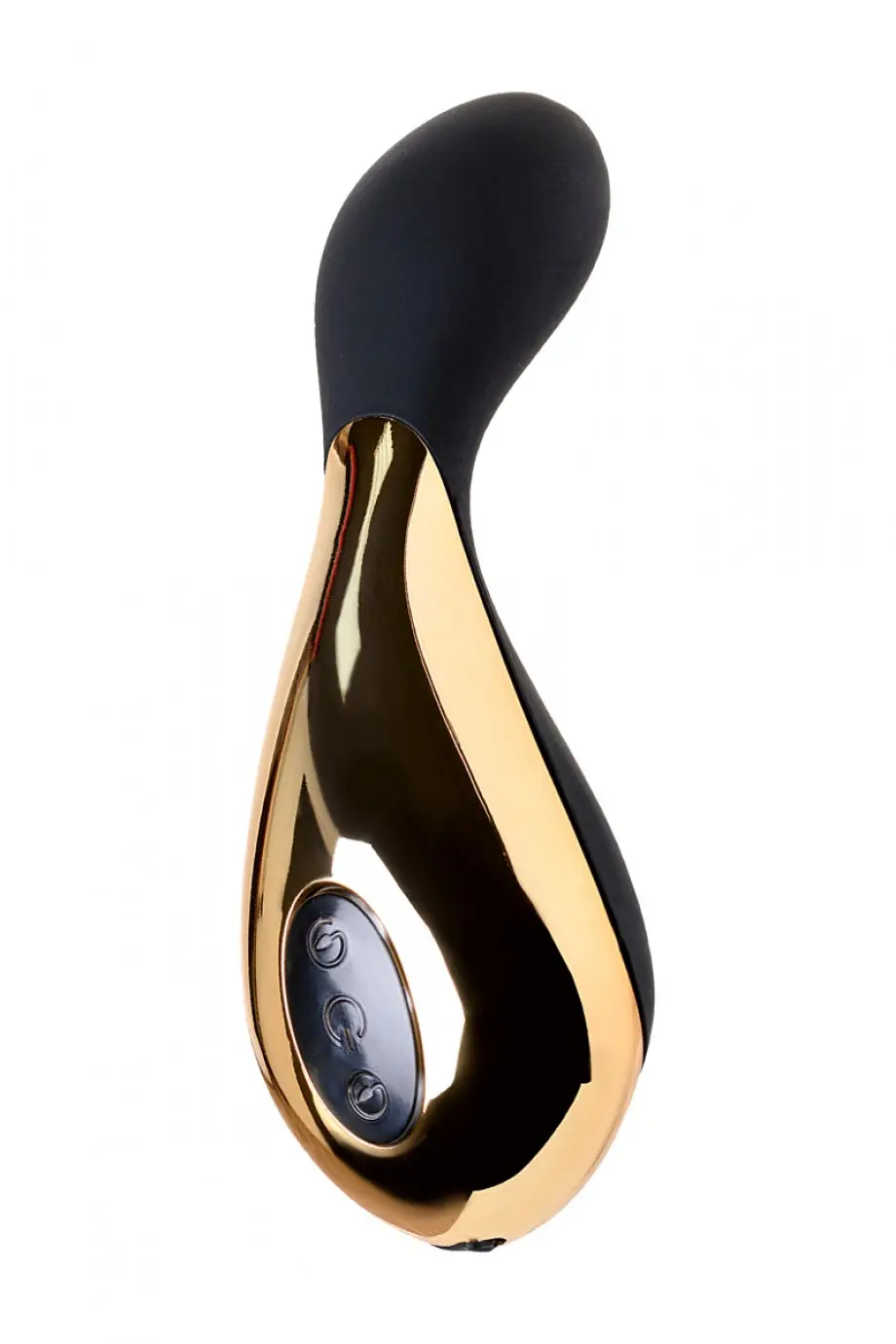 Вибратор Exclamation черно-золотистый