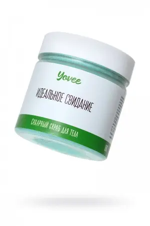 Скраб для тела Yovee by Toyfa «Освежающий», с ароматом зелёного чая и мяты