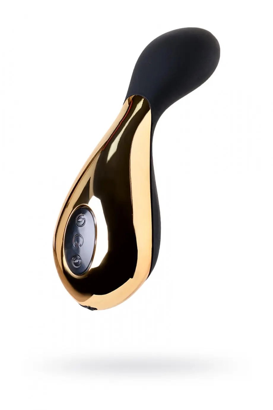 Вибратор Exclamation черно-золотистый