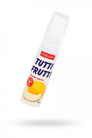 Съедобная гель-смазка TUTTI-FRUTTI для орального секса со вкусом сочной дыни, 30г