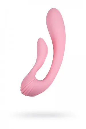 Вибратор с клиторальным стимулятором Adrien Lastic G-Wave, силикон, розовый, 18 см