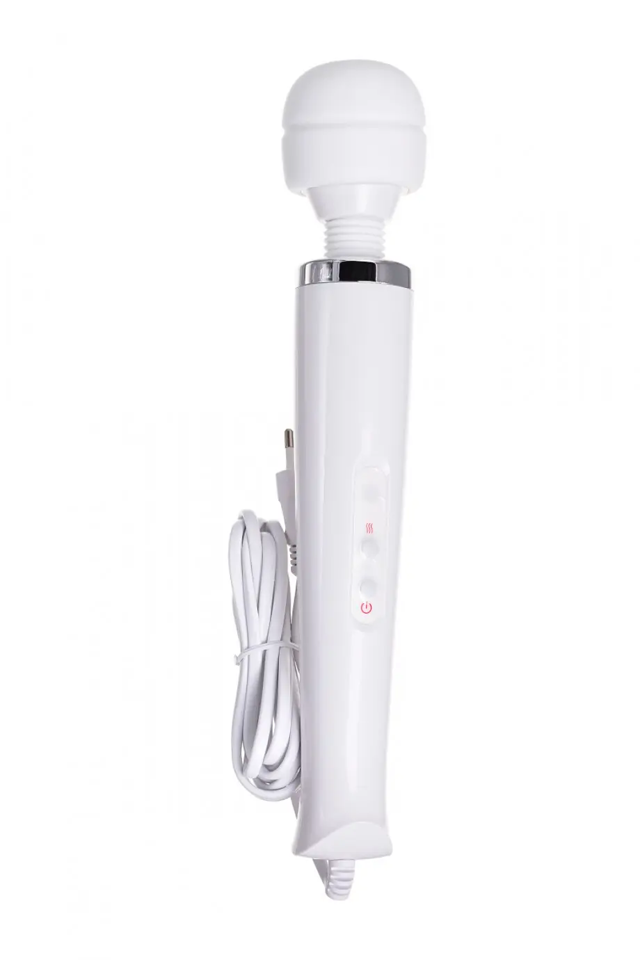 Вибромассажер Erotist Super massager, 8 режимов вибрации, силикон, белый, 32 см