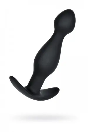 Анальная пробка A-Toys by TOYFA, размер S, cиликон, черная, Ø 2,8 см