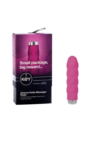 Вибратор Key by Jopen - Charms Plush - Raspberry Pink розовый