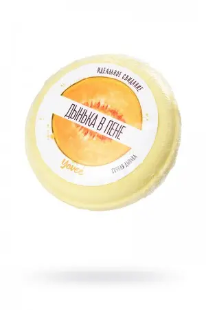 Бомбочка для ванны Yovee by Toyfa «Дынька в пене», с ароматом сочной дыни, 70 г