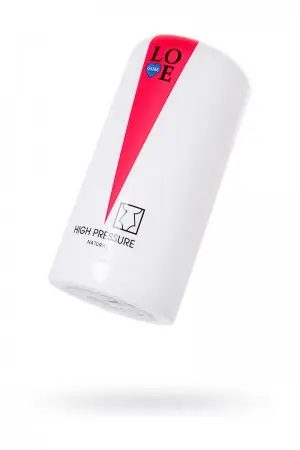 Мастурбатор Lovegame High pressure natural, TPE, белый, 15 см