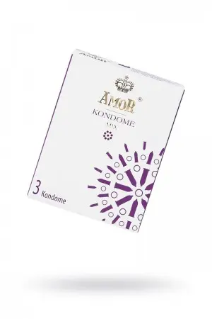 Презервативы AMOR Микс (MIX), 3 шт