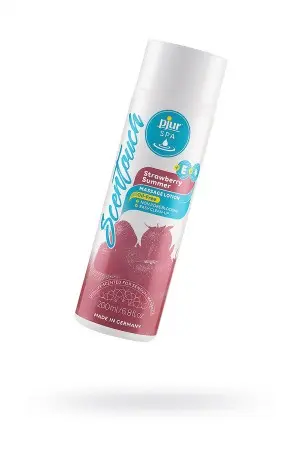 Массажный лосьон Pjur SPA Scentouch с ароматом клубники 200 ml