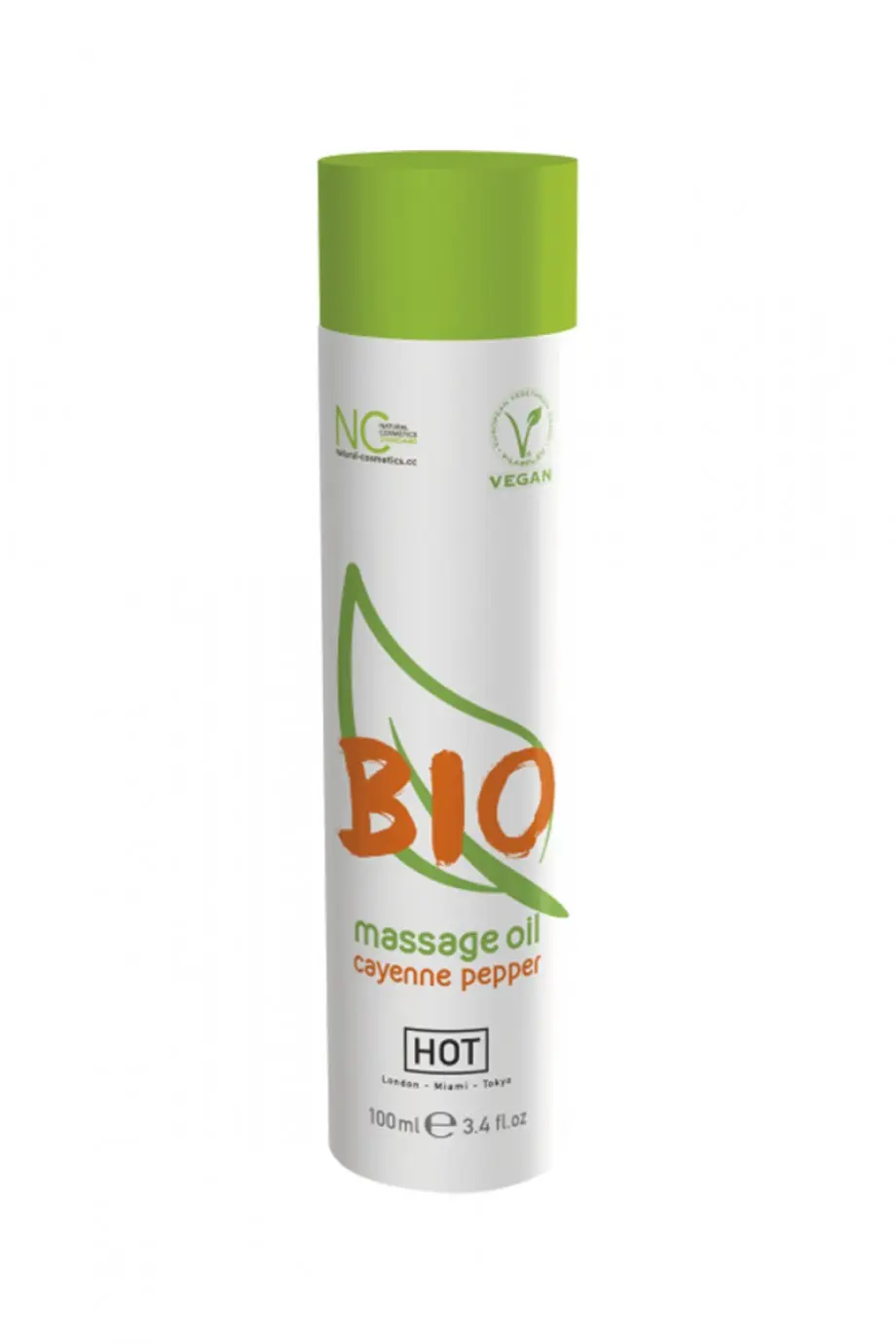 Массажное масло HOT BIO Massage oil cayenne pepper 100 мл.