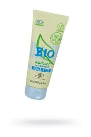 Лубрикант HOT Bio Sensitive на водной основе, для чувствительной кожи, 100 мл