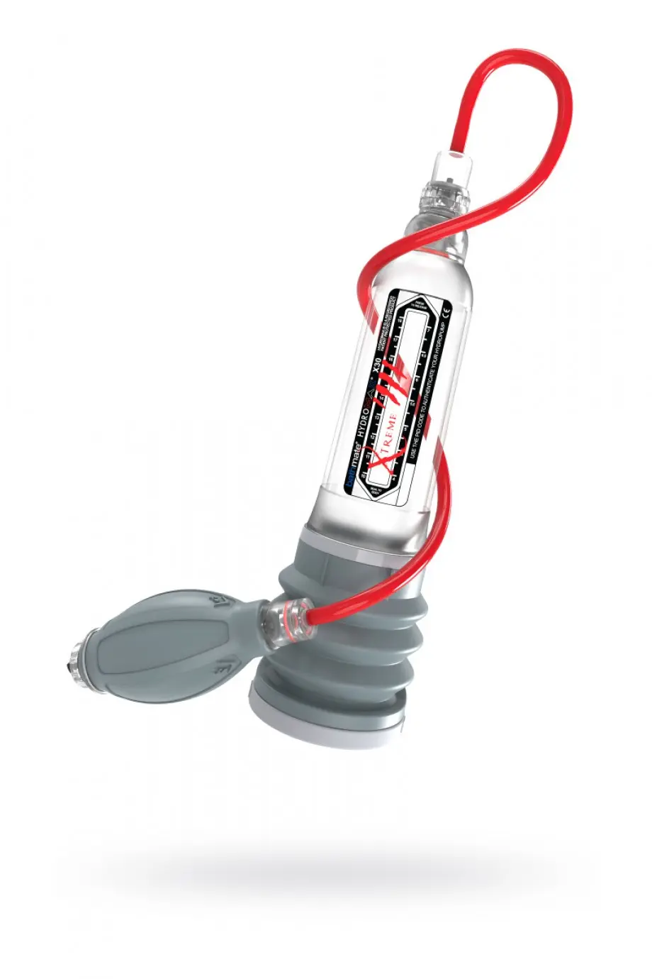 Гидропомпа Bathmate Hydromax Xtreme X30, прозрачная, 30 см