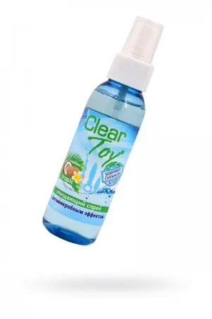 Очищающий спрей CLEAR TOY TROPIC с антимикробным эффектом, 100 мл