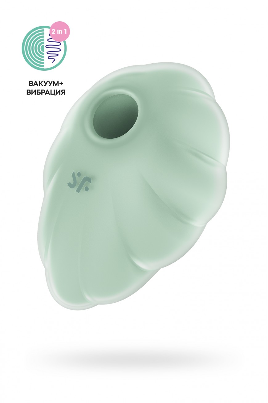 Вакуумный стимулятор клитора Satisfyer Cloud Dancer, силикон, мятный, 9 см Вакуумный стимулятор клитора Satisfyer Cloud Dancer, силикон, мятный, 9 см