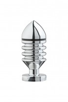 Анальная пробка Mystim Hector Helix L, электростимуляция, Ø 5 см