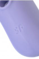 Вакуумный стимулятор клитора с вибрацией Satisfyer Pro To Go 2, фиолетовый, 8,5 см