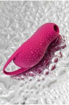 Вакуум-волновой стимулятор клитора с вибрацией Satisfyer Pocket Pro 1, силикон, бордовый, 13,9 см