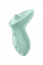 Вибратор с движущимся шариком Satisfyer Exciterrr, силикон, мятный