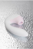 Вибратор Satisfyer Supernova, с вакуум-волновым стимулятором, силикон, белый, 16,9 см