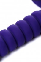 Анальный вибратор Штучки-Дрючки, фиолетовый, силикон, 14 см