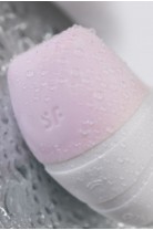 Вибратор Satisfyer Supernova, с вакуум-волновым стимулятором, силикон, белый, 16,9 см