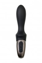 Вибростимулятор-унисекс с подогревом Satisfyer Heated Climax Connect App, черный, 20,7 см