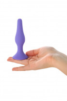 Анальная втулка TOYFA A-Toys, Силикон, Фиолетовый, 12,5 см