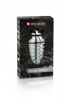Анальная пробка Mystim Hector Helix L, электростимуляция, Ø 5 см