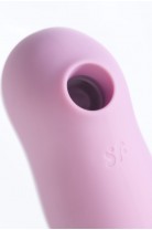 Вакуум-волновой бесконтактный стимулятор клитора Satisfyer Cotton Candy, силикон, фиолетовый, 8,6 см
