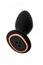 Анальная вибровтулка с ротацией POPO Pleasure Tucana, с управлением от приложения и пульта, силикон