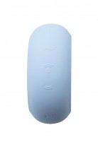 Вакуумный стимулятор клитора с вибрацией Satisfyer Pro To Go 3, голубой, 8,5 см