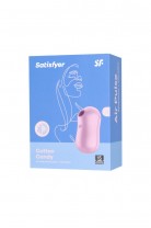 Вакуум-волновой бесконтактный стимулятор клитора Satisfyer Cotton Candy, силикон, фиолетовый, 8,6 см