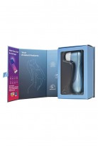Вакуум-волновой стимулятор клитора Satisfyer Pro 2 Generation 2, силикон, голубой, 16,5 см