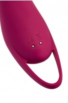 Вакуум-волновой стимулятор клитора с вибрацией Satisfyer Pocket Pro 1, силикон, бордовый, 13,9 см