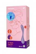 Стимулятор точки G с фиксацией формы Satisfyer G-Spot Flex 5 Connect App, сиреневый, 19,6 см