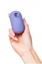 Вакуумный стимулятор клитора с вибрацией Satisfyer Pro To Go 2, фиолетовый, 8,5 см