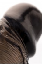 Насадка Toyfa XLover, для увеличения размера с кольцом и вибрацией, черная прозрачная, 14.5 см