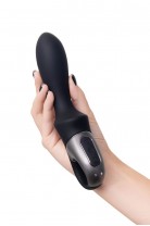 Вибростимулятор-унисекс с подогревом Satisfyer Heated Climax Connect App, черный, 20,7 см