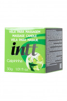 Массажная свеча для поцелуев INTT Caiprinha с ароматом лайма, 30 мл