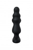 Анальная втулка Leopard D-PENG, силикон, черный, 12,2 см