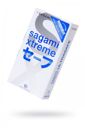 Презервативы латексные Sagami Xtreme Ultrasafe, 10 шт
