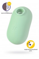Вакуумный стимулятор клитора с вибрацией Satisfyer Pro To Go 2, мятный, 8,5 см Вакуумный стимулятор клитора с вибрацией Satisfyer Pro To Go 2, мятный, 8,5 см