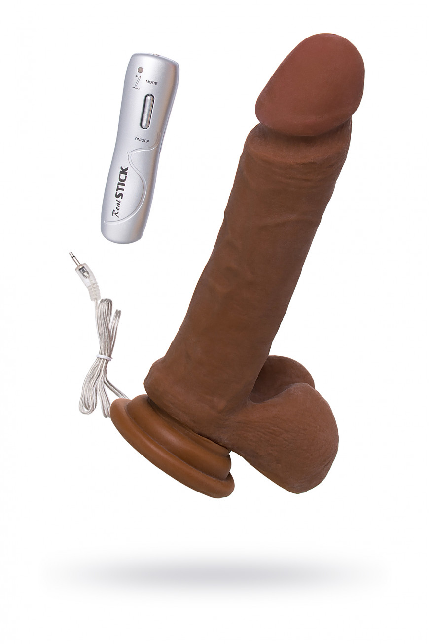 TOYFA RealStick Elite Mulatto, вибрация, 16 см