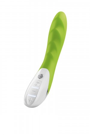 Вибратор Mystim Sassy Simon силиконовый, зеленый, 27 см