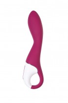 Вибратор с подогревом Satisfyer Heated Thrill Connect App, бордовый, 20,6 см