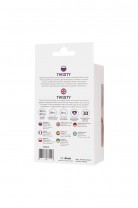 Анальная втулка ToDo by Toyfa Twisty, силикон, фиолетовый, 14 см, Ø 3,2 см