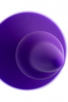 Анальная пробка ToDo by Toyfa Klapsy, силикон, фиолетовая, Ø 3 см