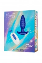 Анальная вибровтулка L`Eroina APP CLOSS с управлением от приложения и пульта, силикон, синий, 10,5 с